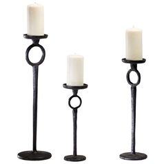 Duke Rust Candle Holder by Cyan Design