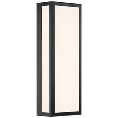 Geo Black LED Outdoor Wall Light by Access Lighting