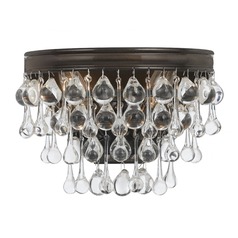 Crystorama Lighting Calypso Vibrant Bronze Sconce