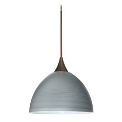 Besa Lighting Brella Bronze Mini-Pendant Light
