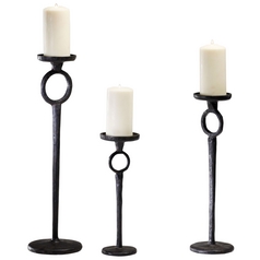 Duke Rust Candle Holder by Cyan Design