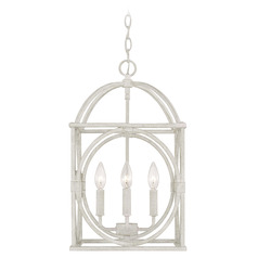 Brea 12-Inch Wide Pendant in Sand Dollar by Capital Lighting