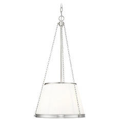 Z-Lite Madeline Brushed Nickel Pendant Light with Empire Shade