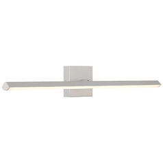 Float Silver LED Vertical Bathroom Light by Access Lighting