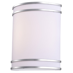 Glamour Brushed Nickel LED Sconce by Nuvo Lighting