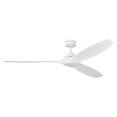 Visual Comfort Fan Collection Sean Lavin Collins Smart 70 Matte White Ceiling Fan Without Light