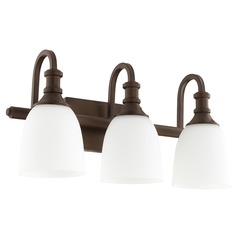 Richmond Oiled Bronze Bathroom Light by Quorum Lighting