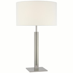 Ian K. Fowler Serre Table Lamp in Nickel by Visual Comfort Signature