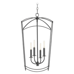 Mantle Matte Black Pendant by Quorum Lighting