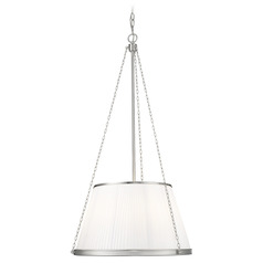 Z-Lite Madeline Brushed Nickel Pendant Light with Empire Shade