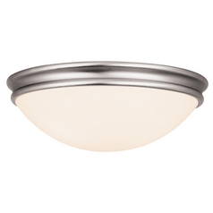 Mid-Century Modern Flush Mount Brushed Steel by Access Lighting by Access Lighting