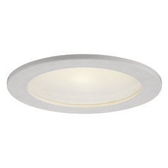 White Plastic Shower PAR20 Trim for 4-Inch Recessed Cans