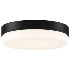 Roma Matte Black LED Flush Mount by Access Lighting