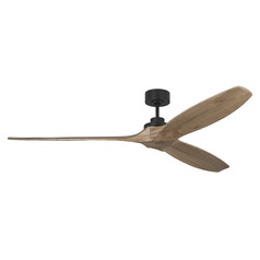 Visual Comfort Fan Collection Sean Lavin Collins Smart 70 Midnight Black Ceiling Fan Without Light