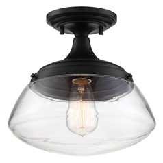 Kew Aged Bronze Semi-Flush Mount by Nuvo Lighting