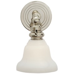 E.F. Chapman Boston Sconce in Polished Nickel by Visual Comfort Signature