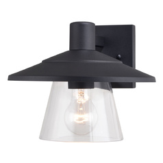Westport Textured Black Outdoor Wall Light by Vaxcel Lighting