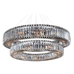 Rondelle 36in Round Pendant / 2 Tier