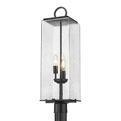 Z-Lite Sana Black Post Light