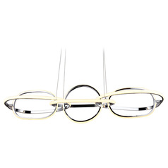 Circa LED Collection Linear Light in Chrome by Avenue Lighting