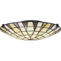 Legend 16.50-Inch Flush Mount in Matte Black by Quoizel Lighting