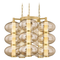 Corbett Lighting Toulouse Vintage Brass LED Chandelier