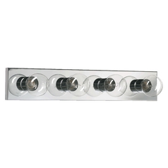 Chrome Bathroom Light by Quorum Lighting