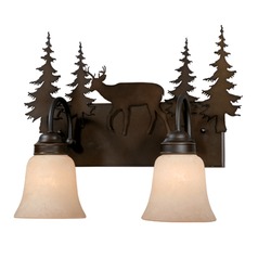 Bryce Burnished Bronze Bathroom Light by Vaxcel Lighting