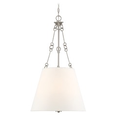 Austin Satin Nickel Pendant by Savoy House