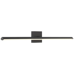 Float Matte Black LED Vertical Bathroom Light by Access Lighting
