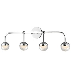 Boca 4-Light LED Bath Light in Polished Chrome by Hudson Valley Lighting