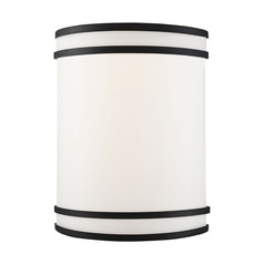 Glamour Matte Black LED Sconce by Nuvo Lighting