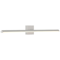 Float Silver LED Vertical Bathroom Light by Access Lighting