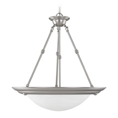 George 20-Inch Dual Mount Pendant in Matte Nickel by Capital Lighting