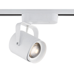 40W LED Cylindrical Track Head in White by Eurofase Lighting