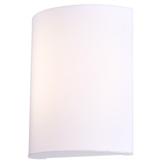 Crispo White LED Sconce by Nuvo Lighting