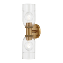 Troy Lighting Redding Patina Brass LED Sconce