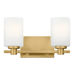 Hinkley Karlie Lacquered Brass LED Bathroom Light