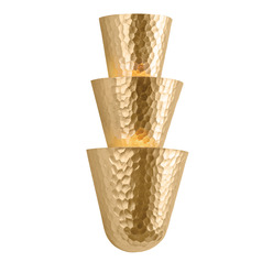 Corbett Lighting Bucharest Vintage Gold Leaf LED Sconce
