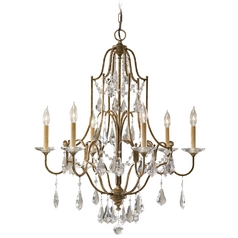 Valentina 6-Light Chandelier in Oxidized Bronze by Generation Lighting