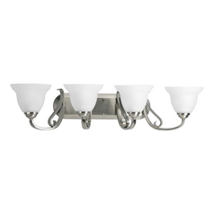 Torino Bathroom Light in Brushed Nickel by Progress Lighting