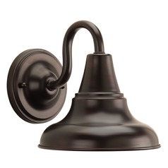 Farmhouse Barn Light Outdoor Wall Light in Bronze District by Progress Lighting