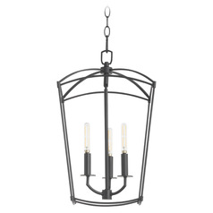 Mantle Matte Black Pendant by Quorum Lighting
