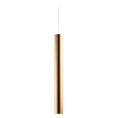Flute 23.75-Inch LED Pendant in Rose Gold by ET2 Lighting