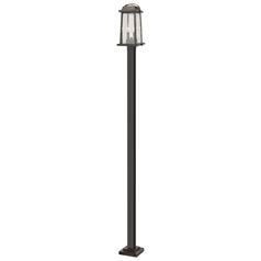 Millworks Oil Rubbed Bronze Post Light by Z-Lite