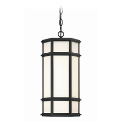 Monte Satin Black LED Outdoor Hanging Light by Eurofase Lighting