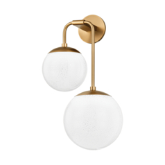 Troy Lighting Brogan Patina Brass LED Sconce