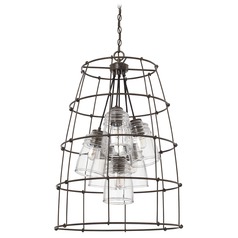 Turner Foyer Lantern in Nordic Grey by Capital Lighting