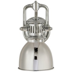 E.F. Chapman Yoke Sconce in Nickel & Nickel by Visual Comfort Signature