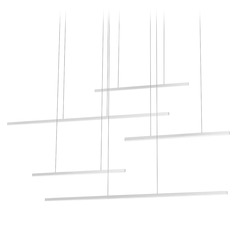 Vega Motion Brushed Nickel LED Multi-Light Pendant by Kuzco Lighting